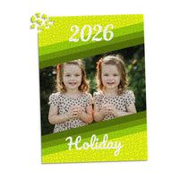 Holiday Year Stripe Photo Puzzle - 1000 piece