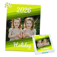 Holiday Year Stripe Photo Puzzle - 1000 piece and box