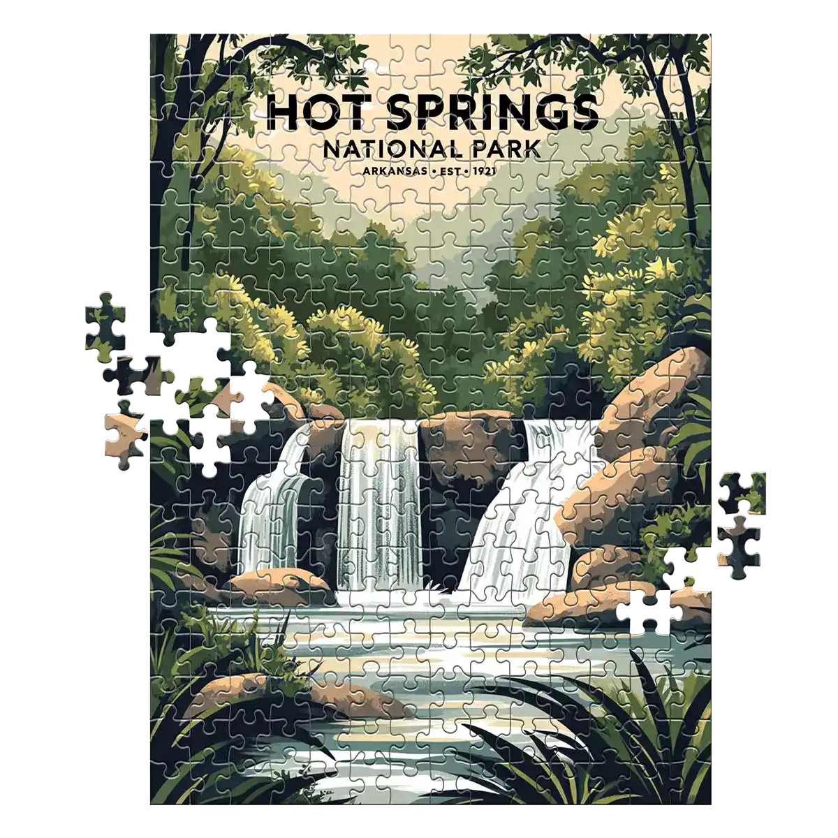Hot Springs National Park 252 piece puzzle by MakeYourPuzzles