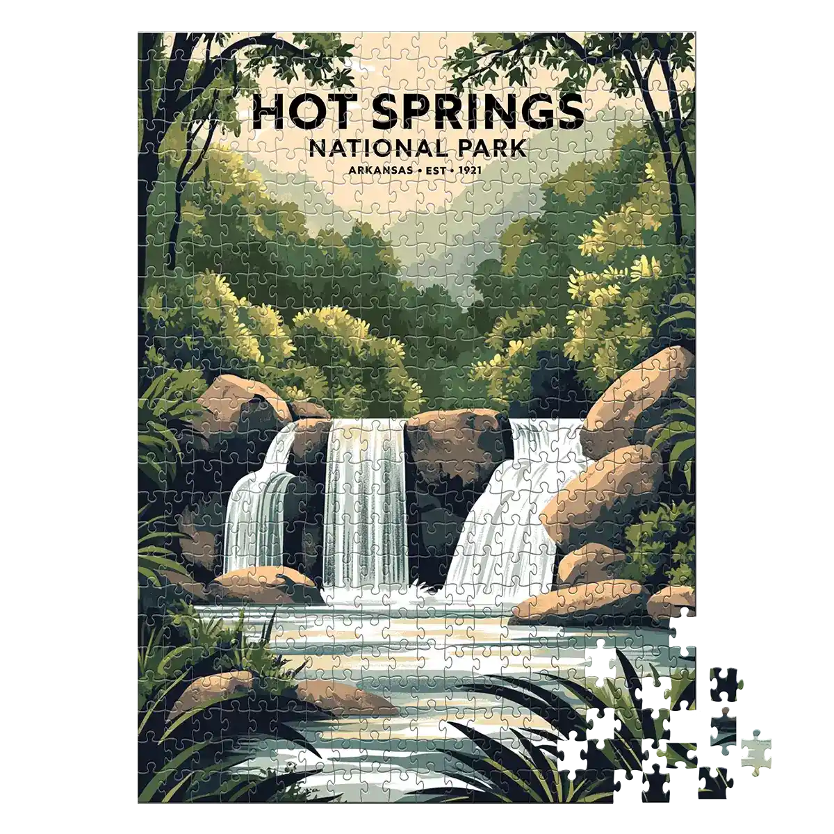 Hot Springs National Park 500 piece puzzle by MakeYourPuzzles
