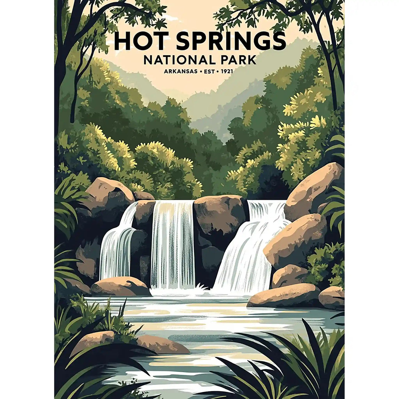 Hot Springs National Park Puzzle by MakeYourPuzzles