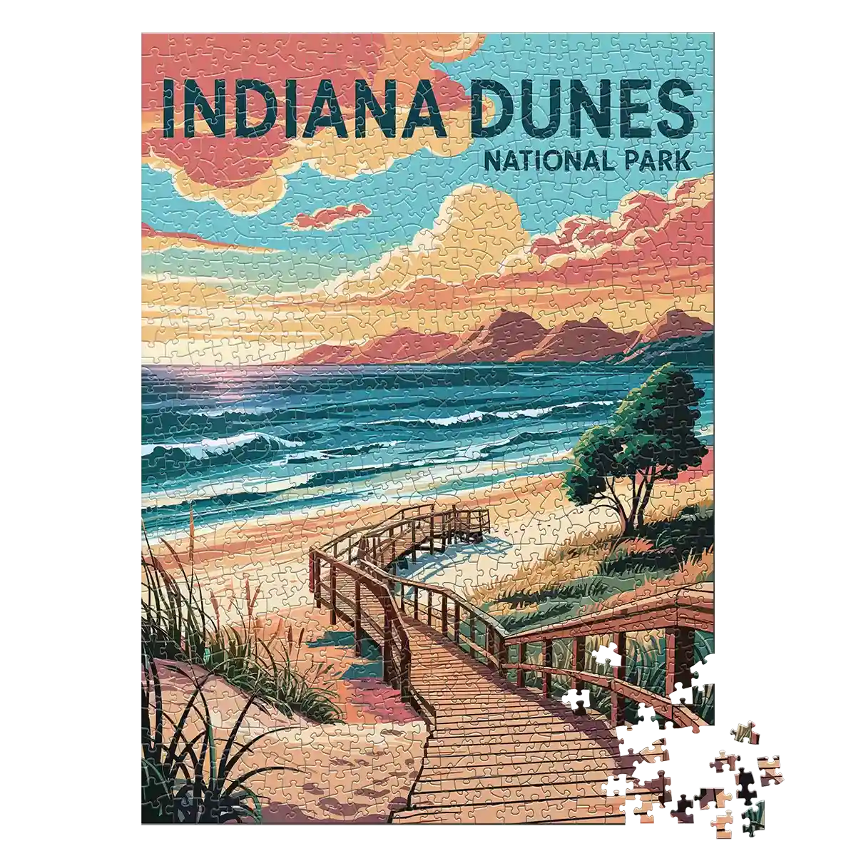 Indiana Dunes National Park 1000 piece puzzle by MakeYourPuzzles