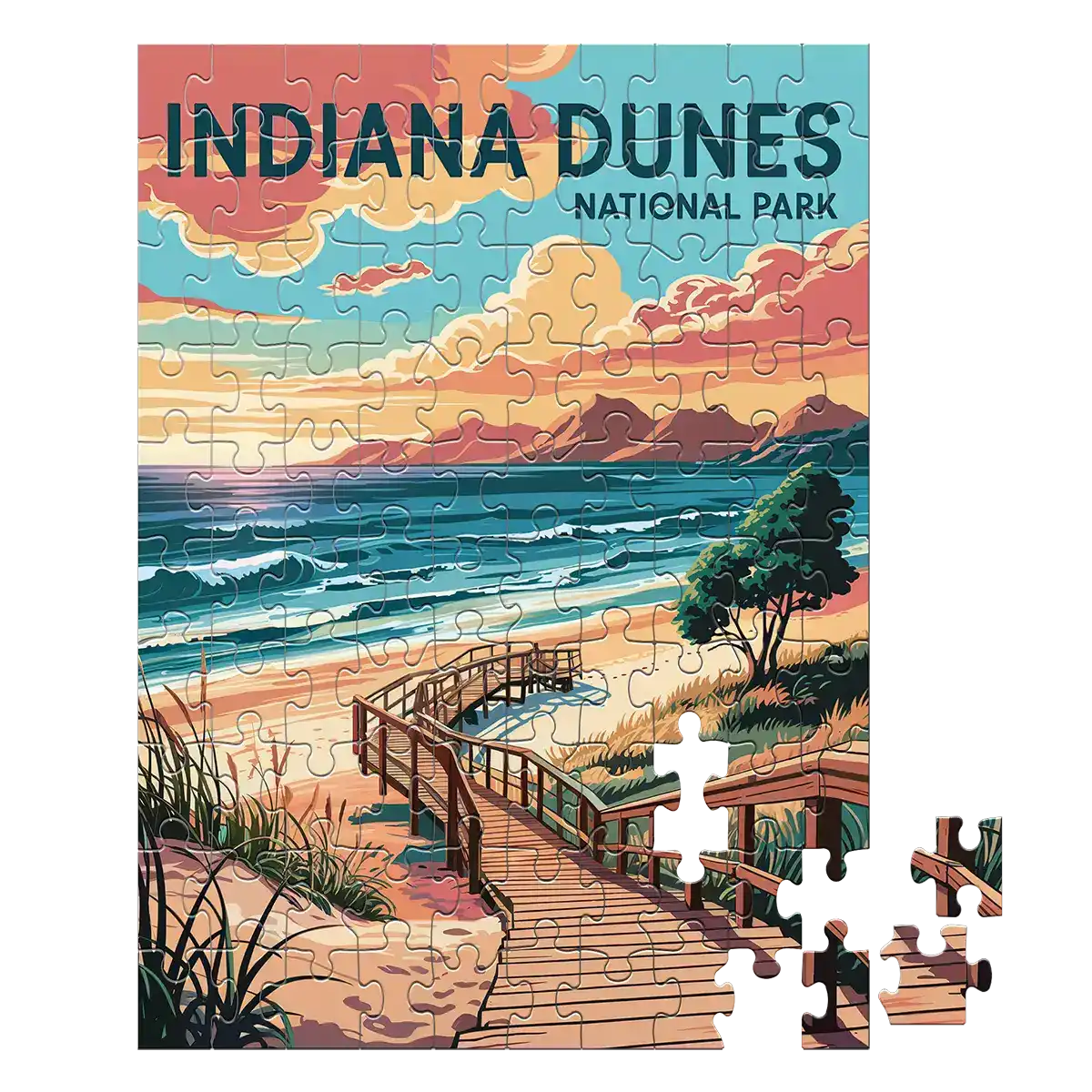 Indiana Dunes National Park 100 piece puzzle by MakeYourPuzzles