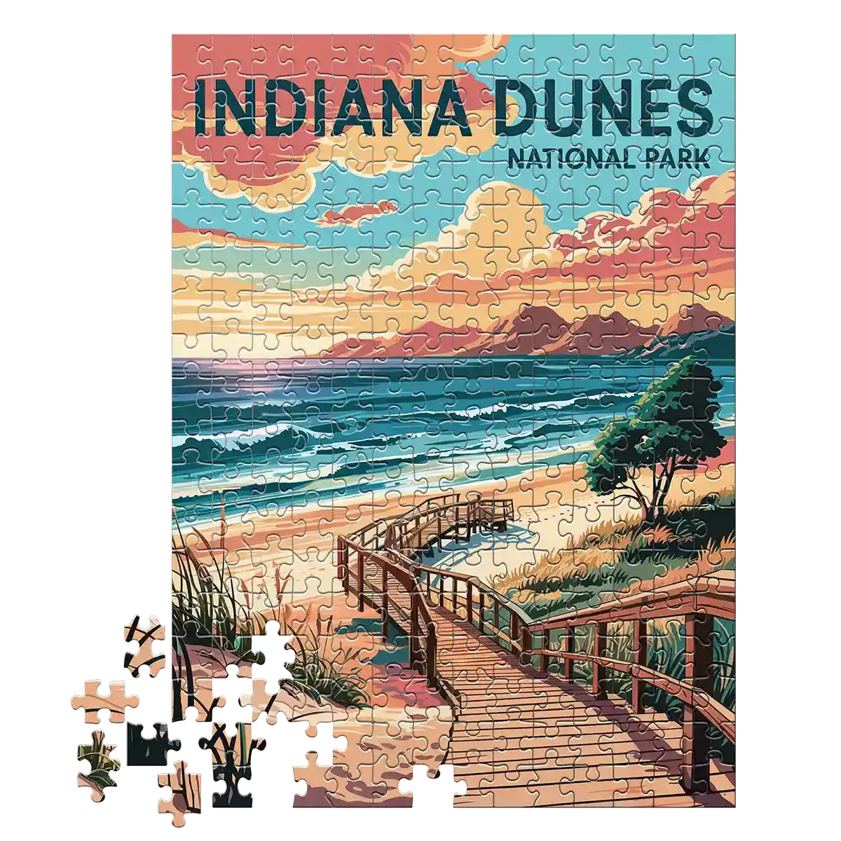 Indiana Dunes National Park 252 piece puzzle by MakeYourPuzzles