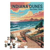 Thumbnail for Indiana Dunes National Park 252 piece puzzle by MakeYourPuzzles