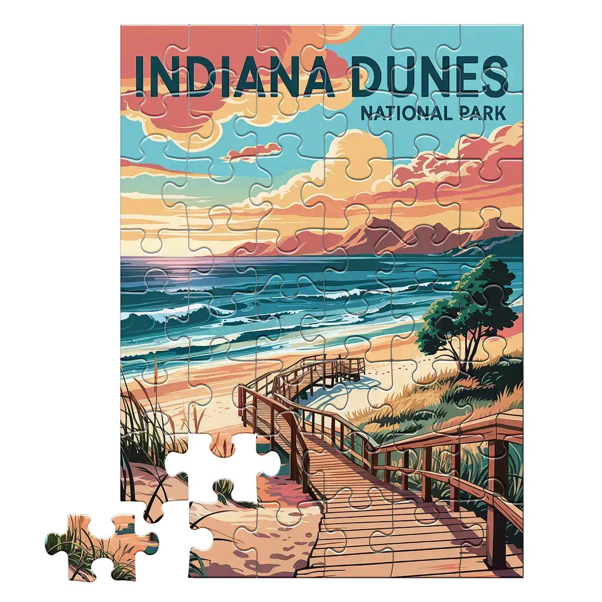 Indiana Dunes National Park 48 piece puzzle by MakeYourPuzzles