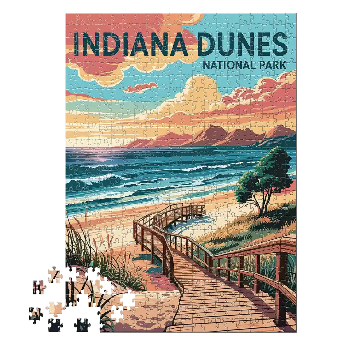 Indiana Dunes National Park 500 piece puzzle by MakeYourPuzzles