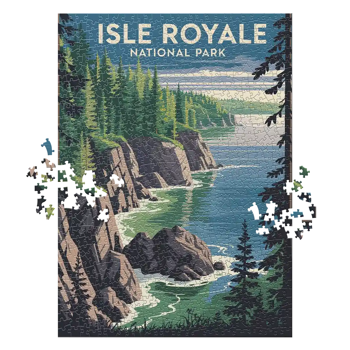Isle Royale National Park 1000 piece puzzle by MakeYourPuzzles