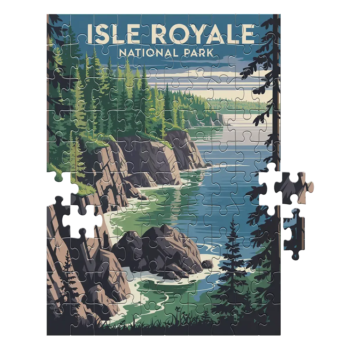 Isle Royale National Park 100 piece puzzle by MakeYourPuzzles