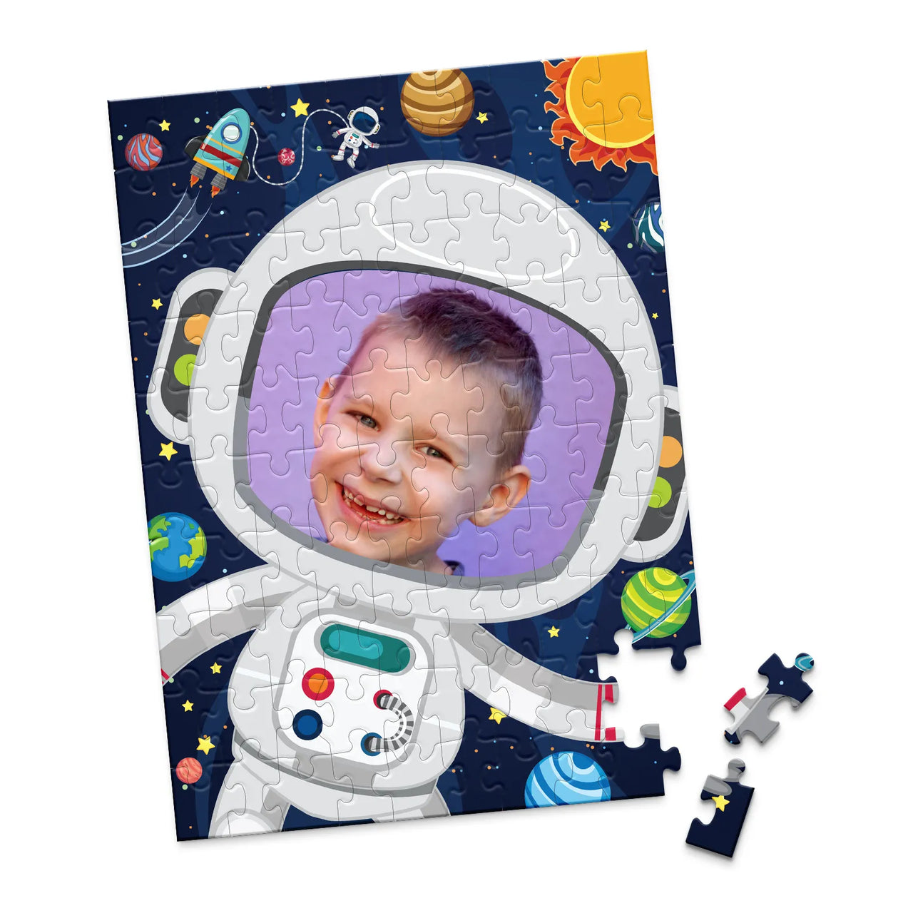 Kids Astronaut Photo Puzzle - 100 piece