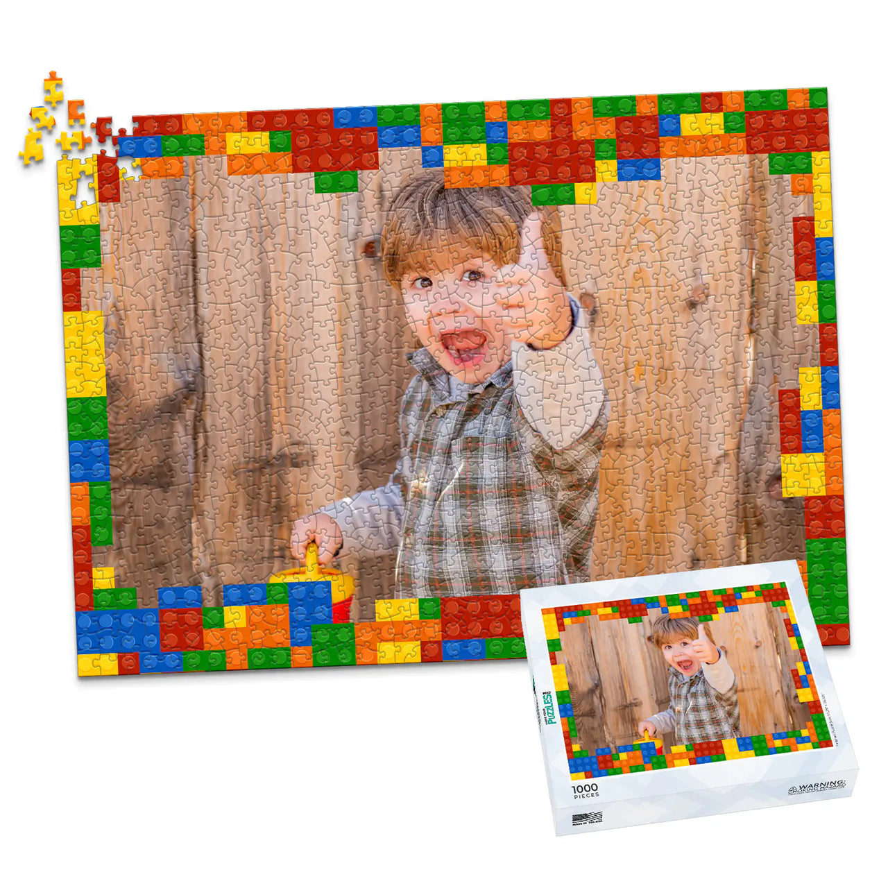 Kids Blocks Photo Puzzle - 1000 piece and box