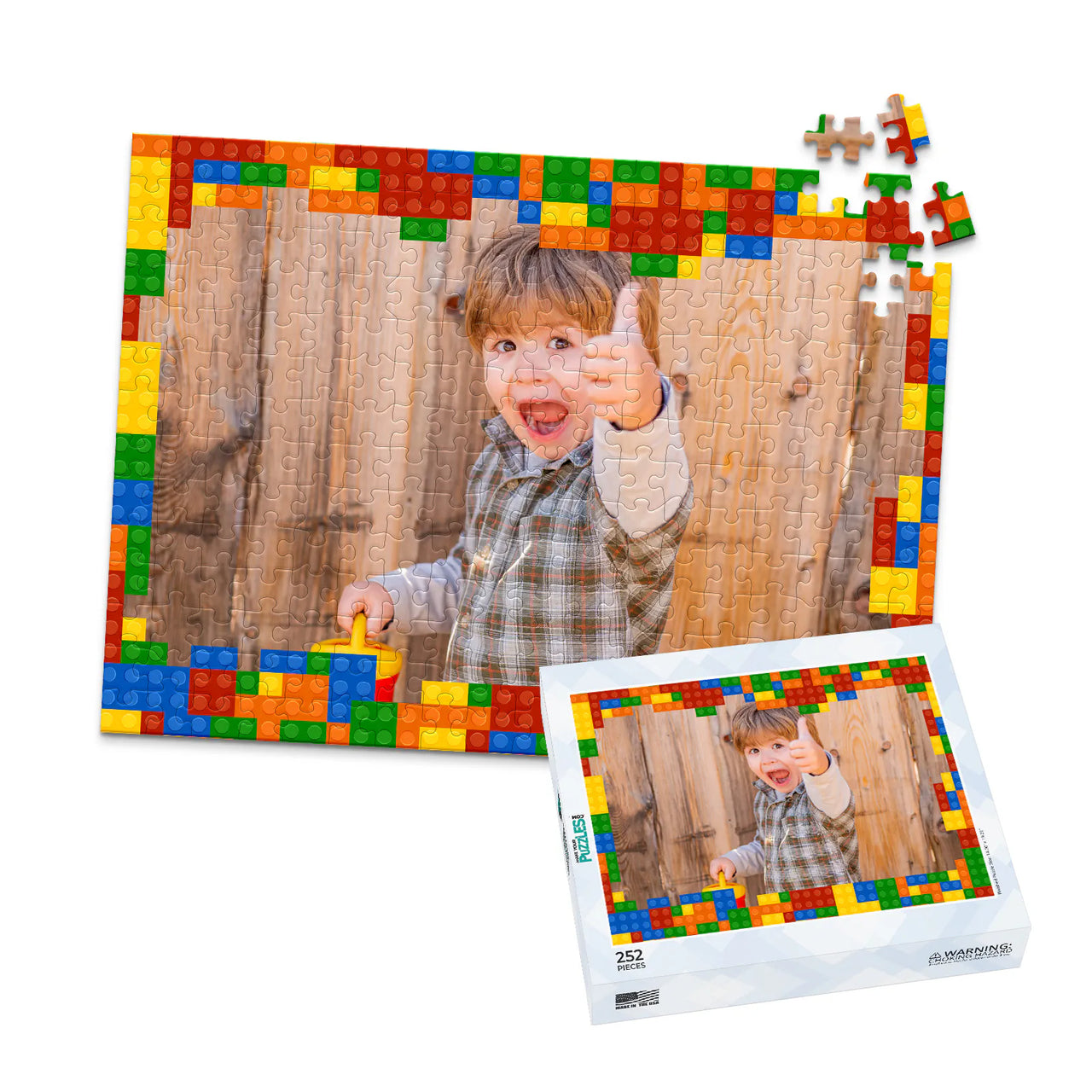 Kids Blocks Photo Puzzle - 252 piece and box