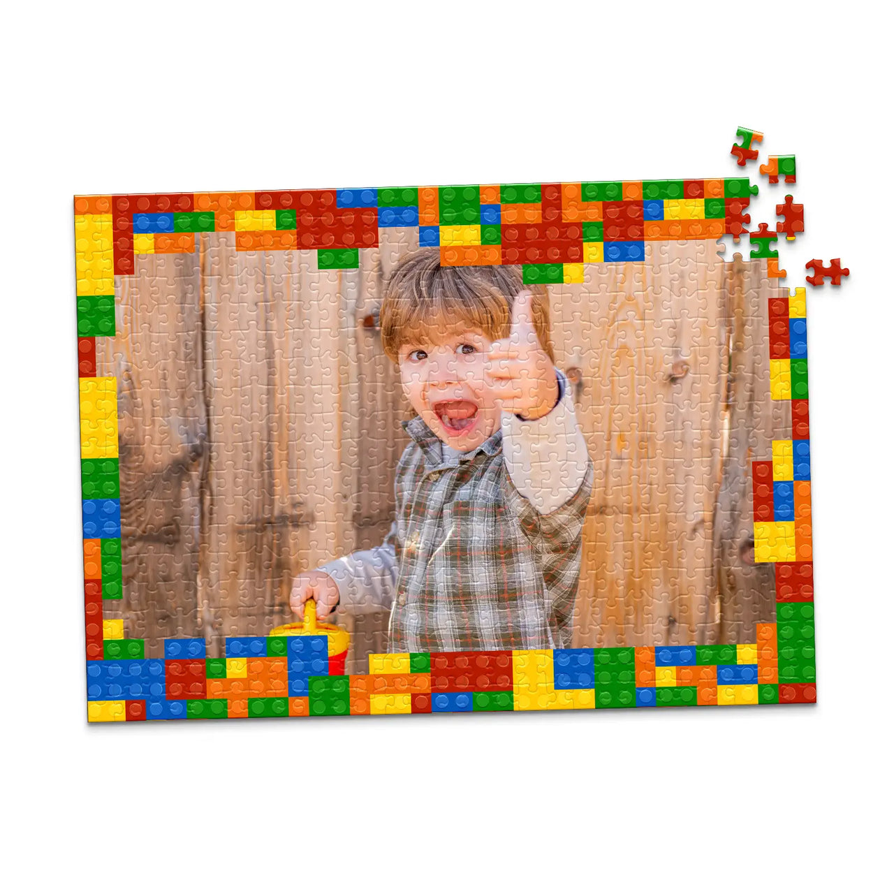 Kids Blocks Photo Puzzle - 500 piece