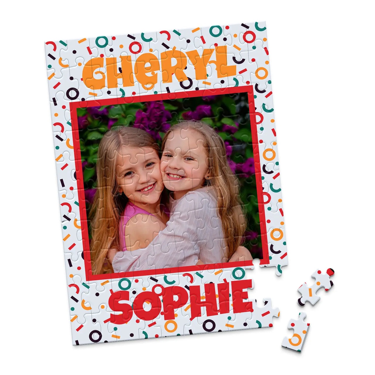 Kids Duo Confetti Photo Puzzle - 100 piece