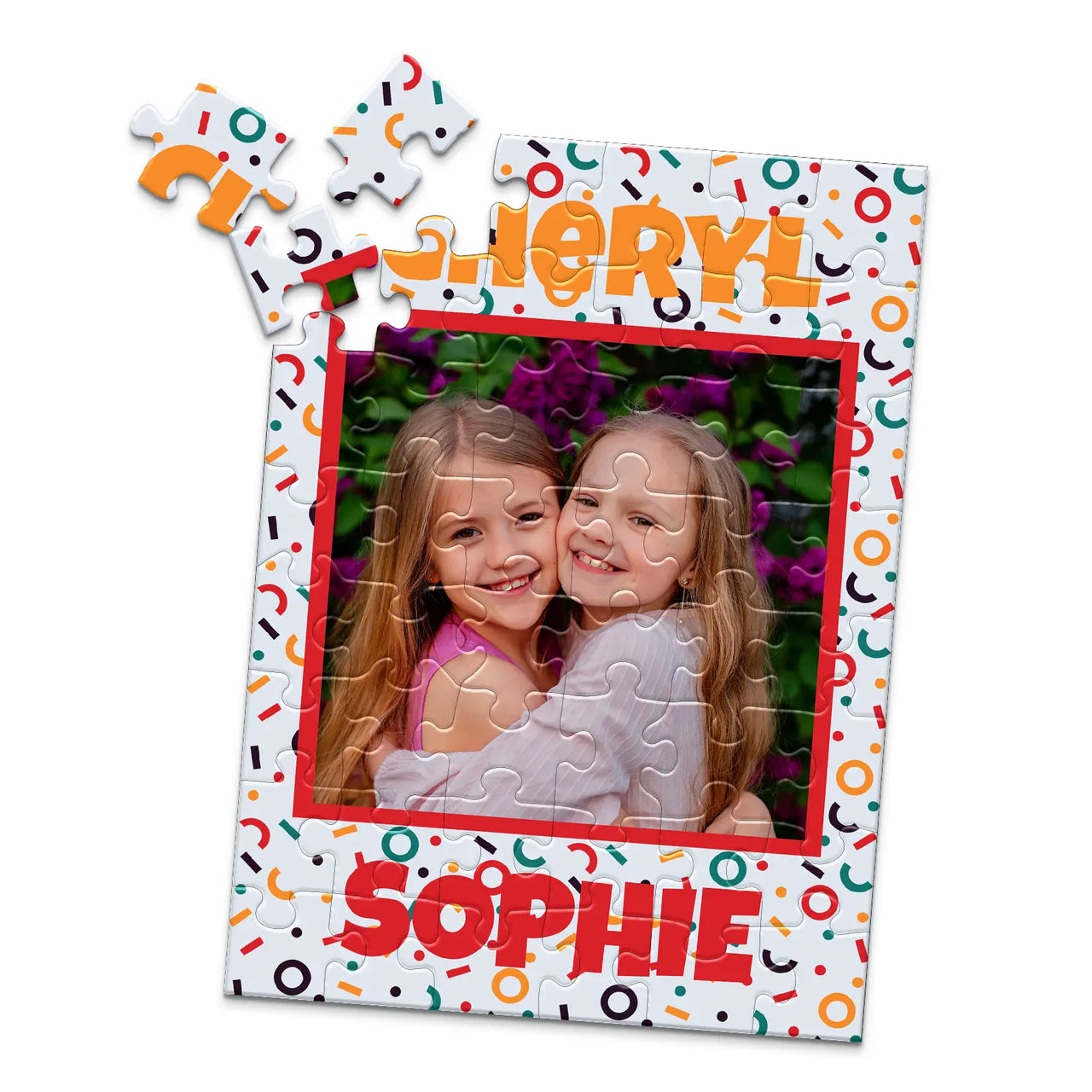 Kids Duo Confetti Photo Puzzle - 48 piece