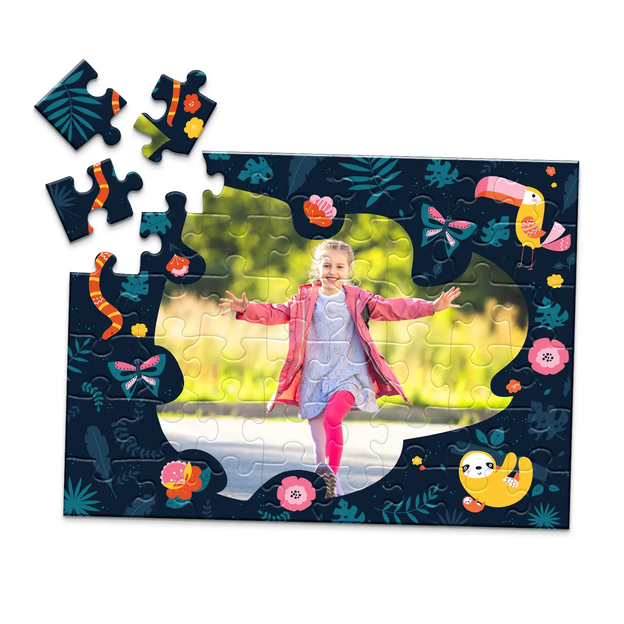 Kids Jungle Photo Puzzle - 48 piece