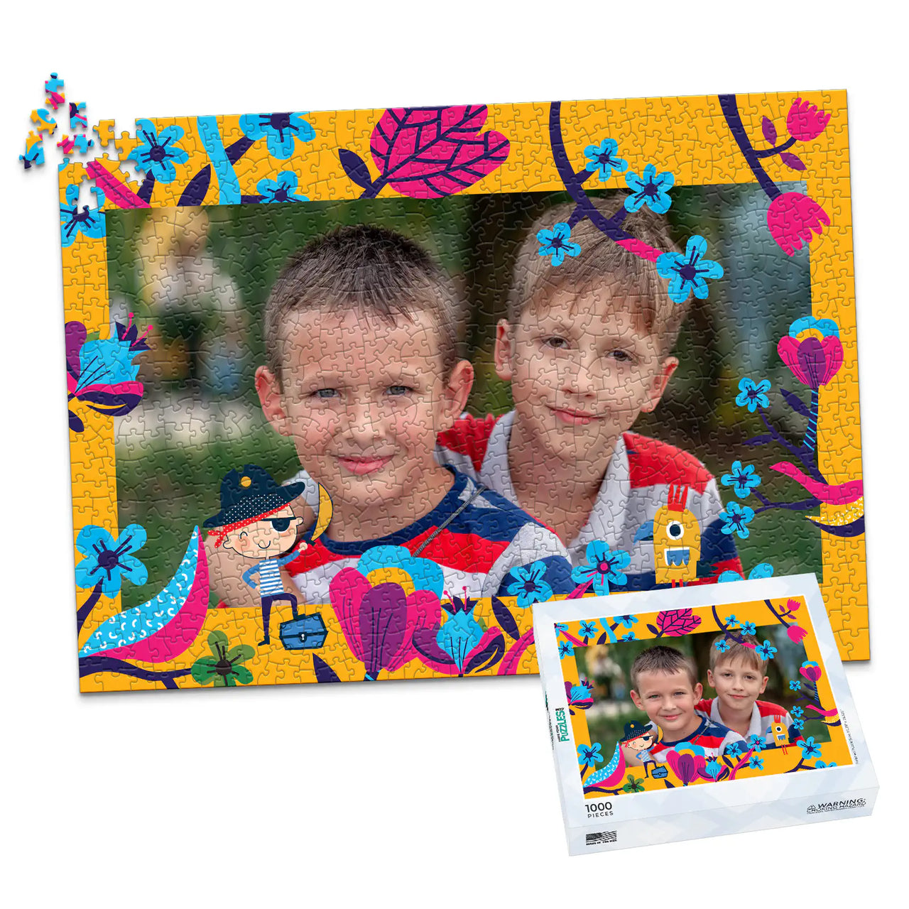 Kids Pirate Photo Puzzle - 1000 piece and box