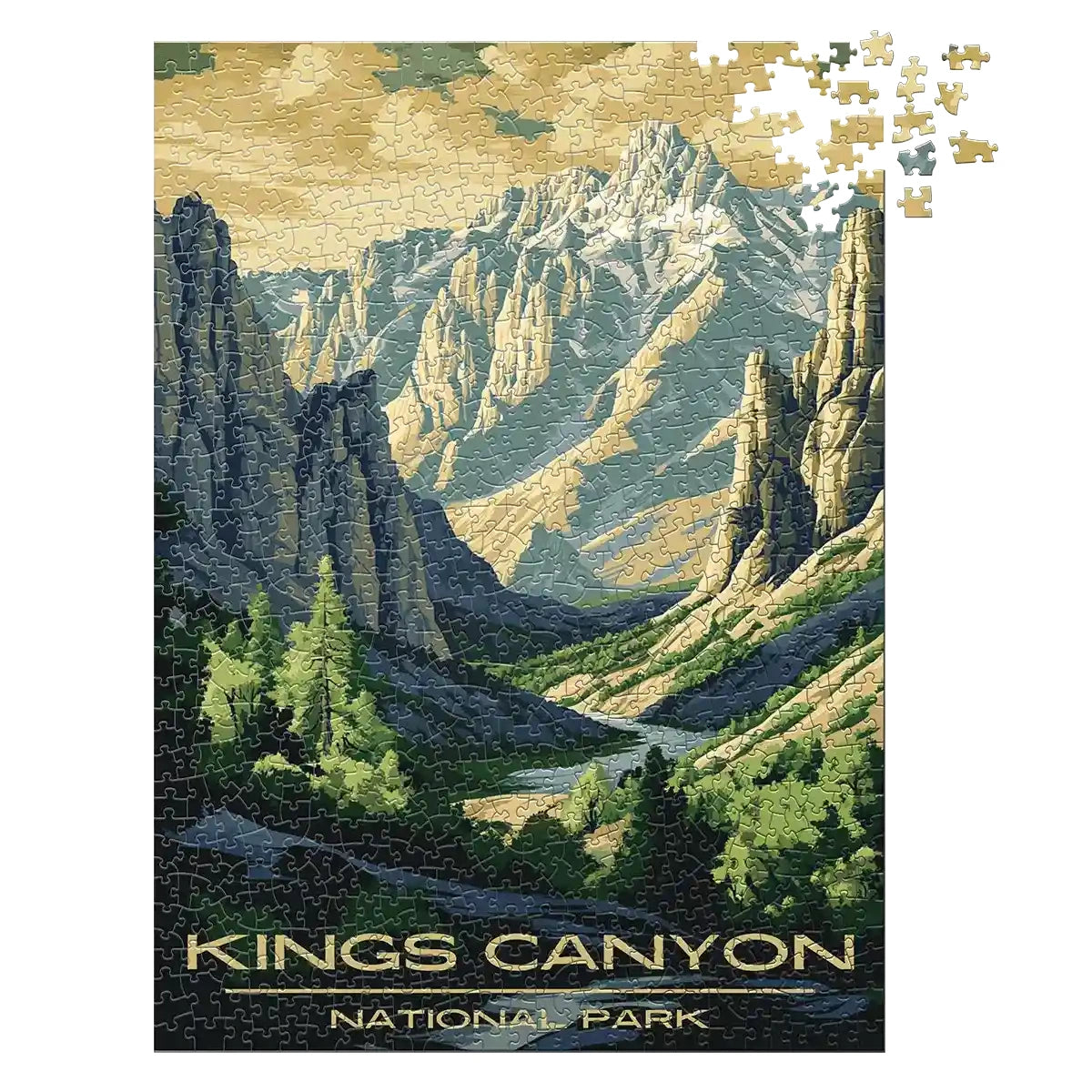 Kings Canyon National Park 1000 piece puzzle by MakeYourPuzzles
