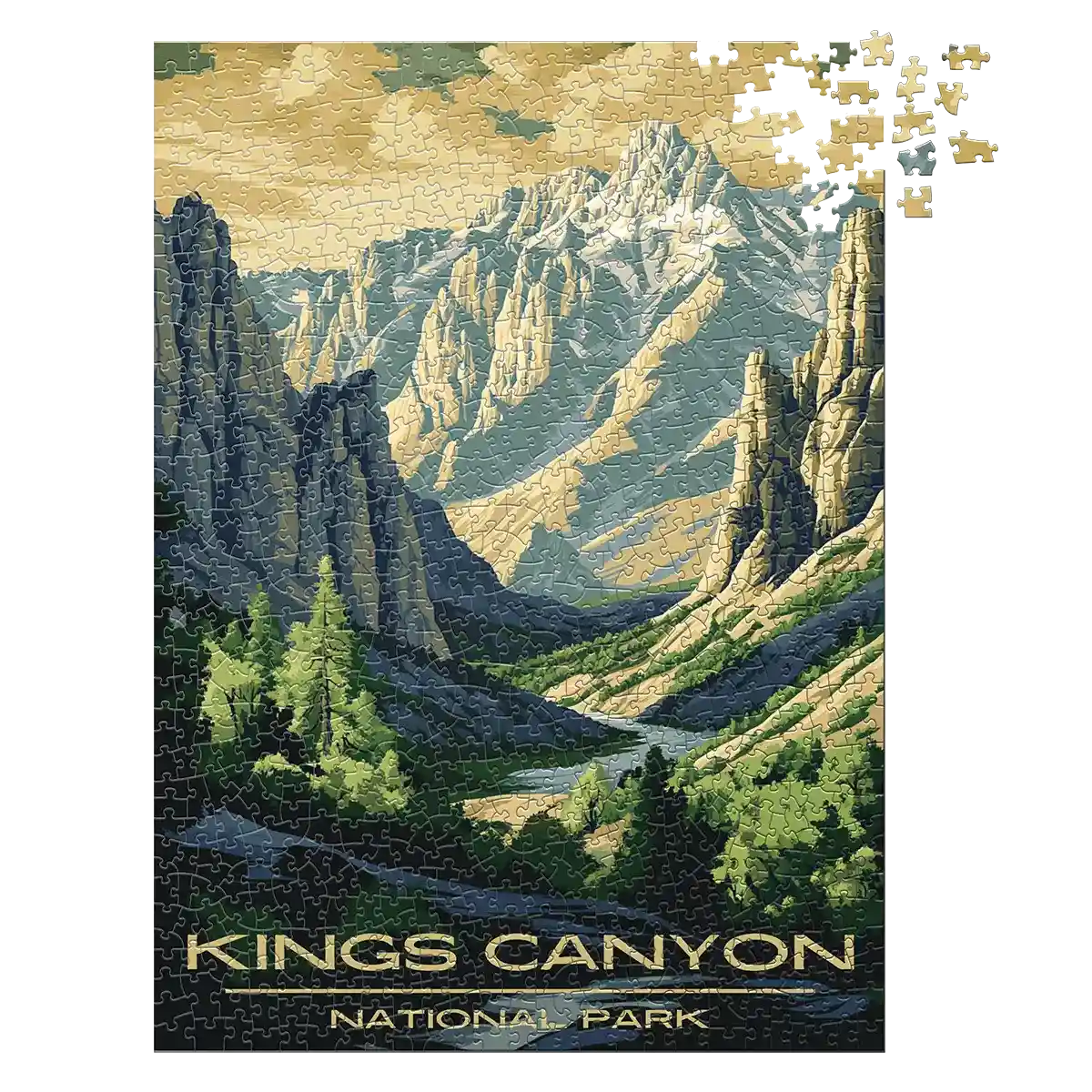 Kings Canyon National Park 1000 piece puzzle by MakeYourPuzzles