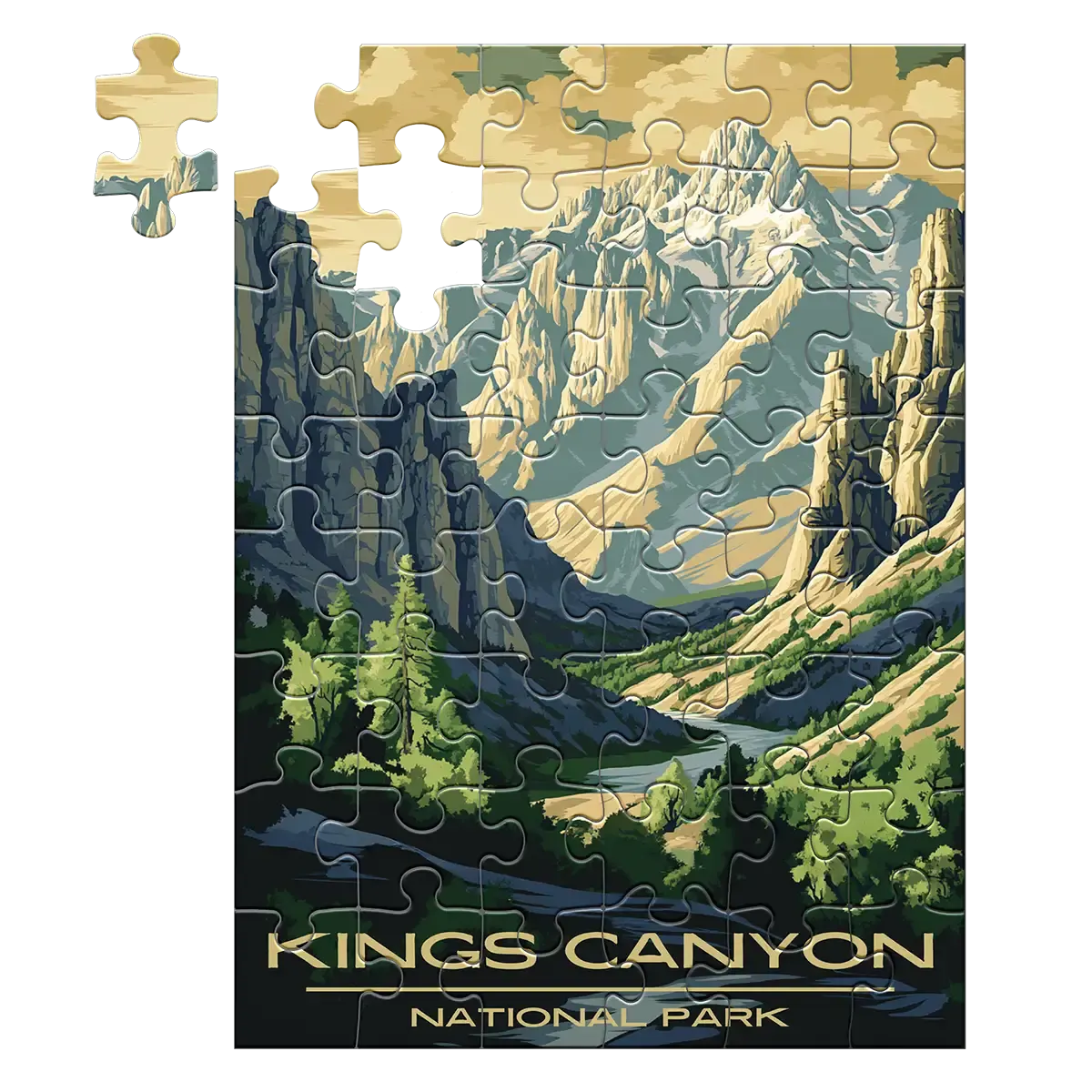 Kings Canyon National Park 48 piece puzzle by MakeYourPuzzles