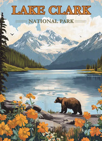 Thumbnail for Lake Clark National Park Puzzle WPA Style MakeYourPuzzles