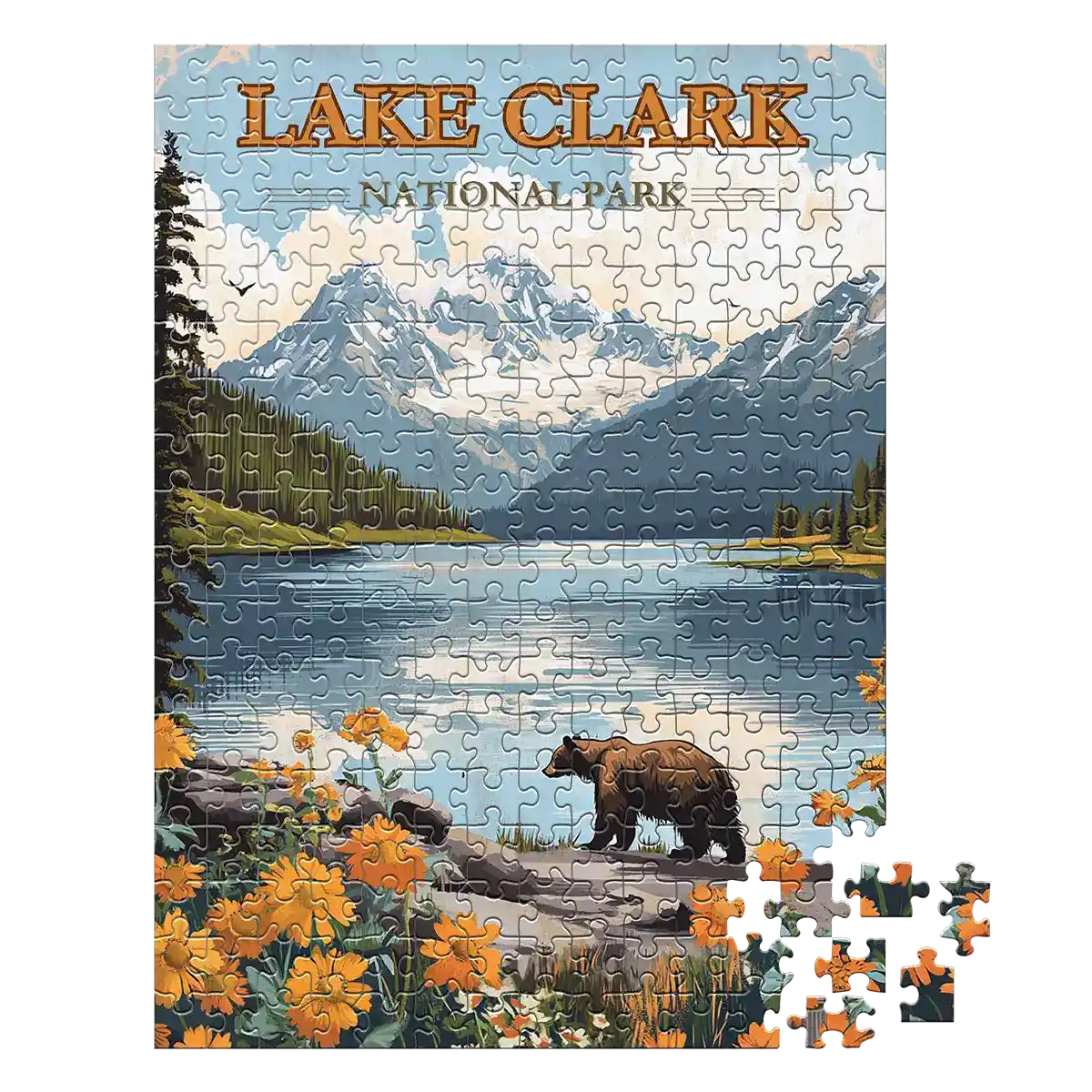 Lake Clark National Park 252 piece puzzle by MakeYourPuzzles