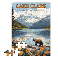 Thumbnail for Lake Clark National Park 48 piece puzzle by MakeYourPuzzles