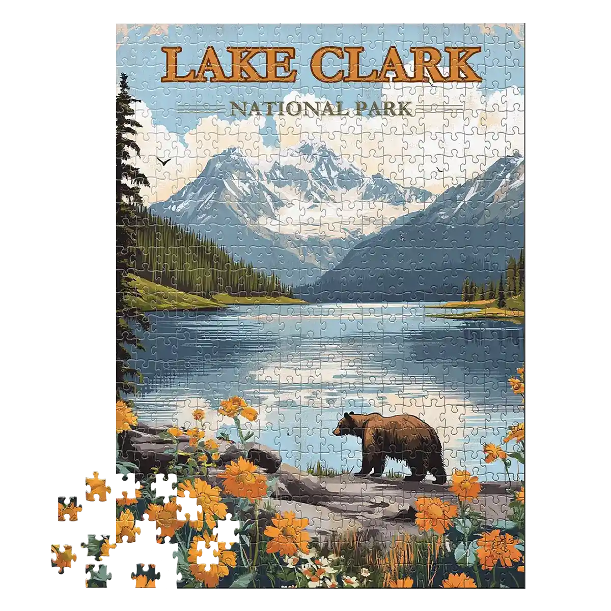 Lake Clark National Park 500 piece puzzle by MakeYourPuzzles