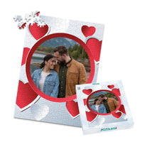 Love Circle Hearts Photo Puzzle - 252 piece and box