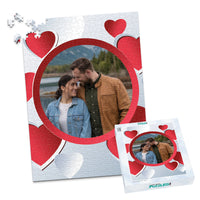 Love Circle Hearts Photo Puzzle - 500 piece and box