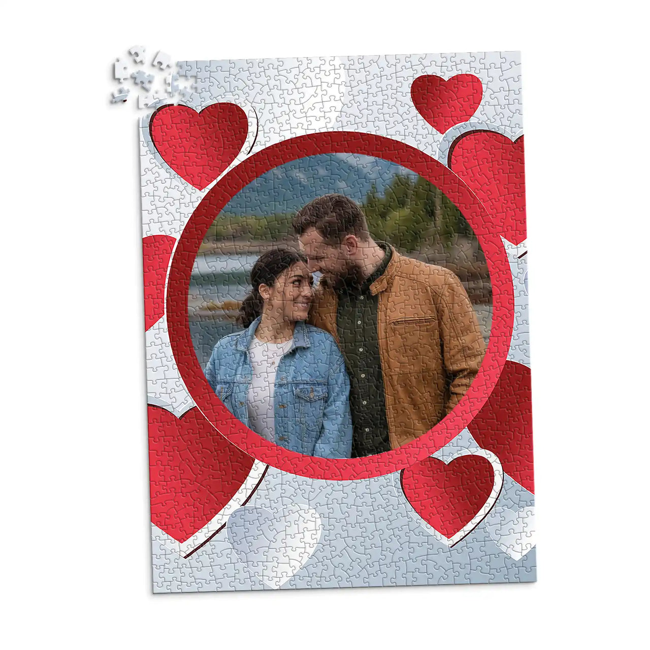 Love Circle Hearts Photo Puzzle - 1000 piece