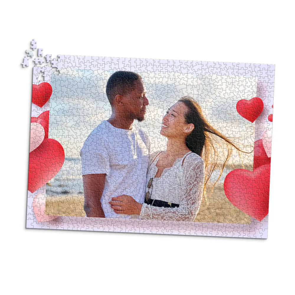 1000 piece Valentine's Day Photo Puzzle of couple 