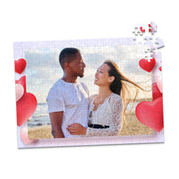 Love Floating Hearts Photo Puzzle - 252 piece