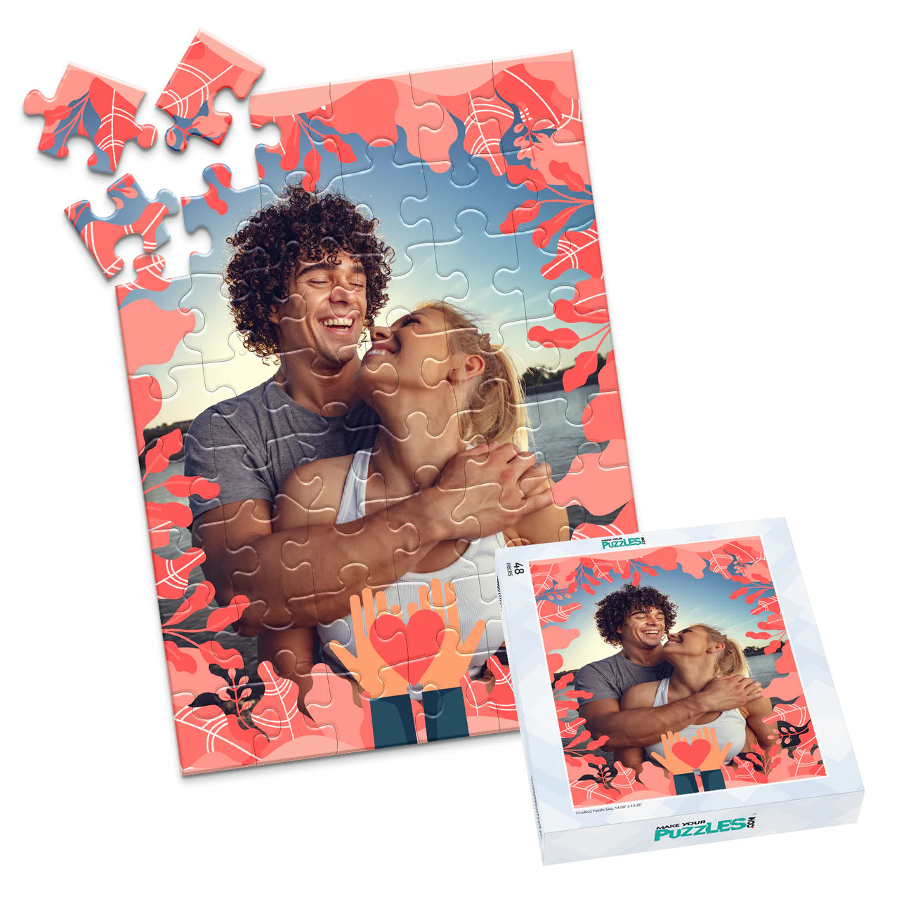 Love Hands Heart Photo Puzzle - 48 piece and box