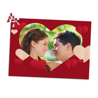 Love Heart Frame Photo Puzzle - 1000 piece