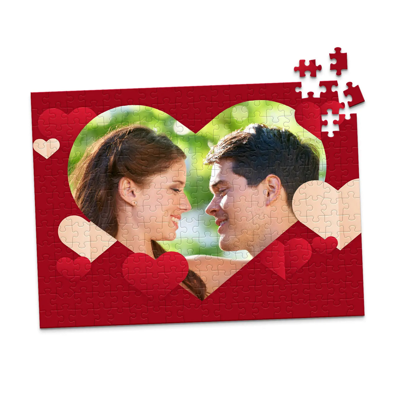 Love Heart Frame Photo Puzzle - 252 piece