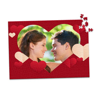 Love Heart Frame Photo Puzzle - 500 piece