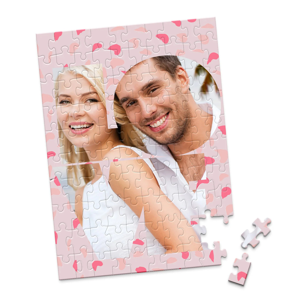 Love Love Cutout Photo Puzzle - 100 piece