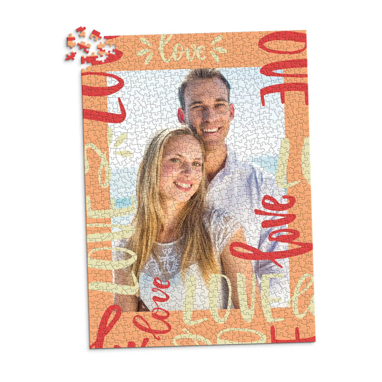 Love Love Typography Photo Puzzle - 1000 piece
