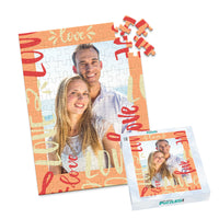 Love Love Typography Photo Puzzle - 100 piece and box