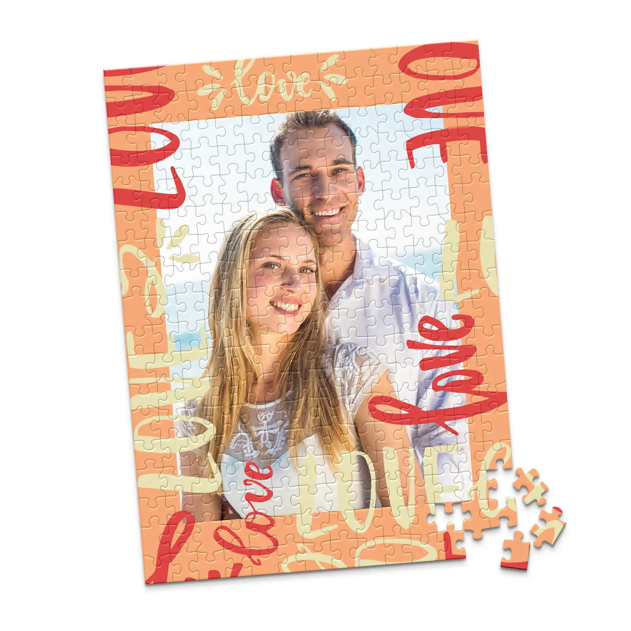 Love Love Typography Photo Puzzle - 252 piece