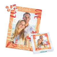 Love Love Typography Photo Puzzle - 252 piece and box