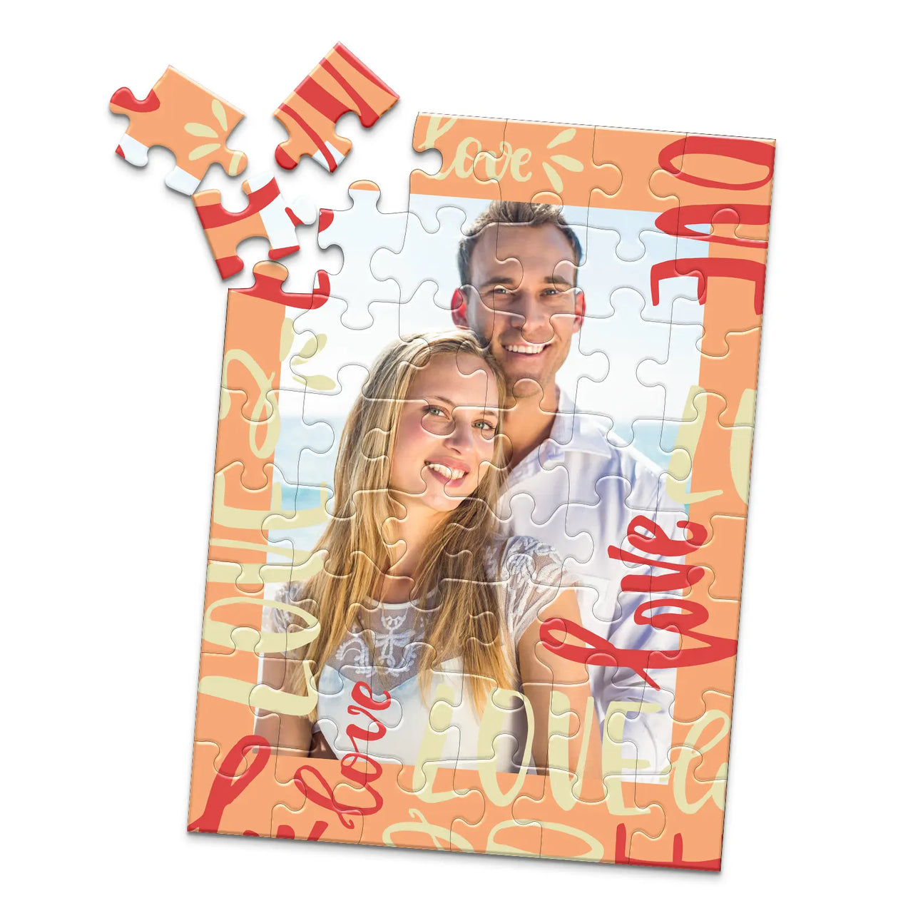 Love Love Typography Photo Puzzle - 48 piece