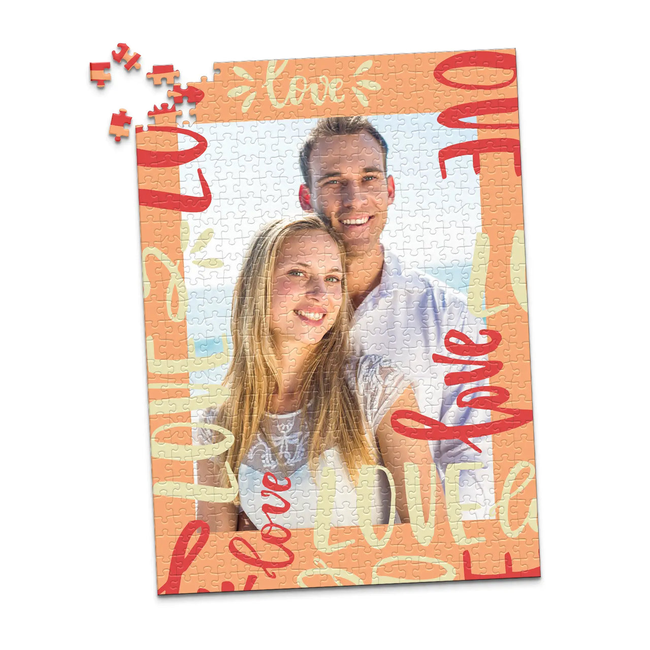 Love Love Typography Photo Puzzle - 500 piece