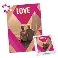 Love Modern Geo Photo Puzzle - 500 piece and box