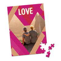 Love Modern Geo Photo Puzzle - 100 piece