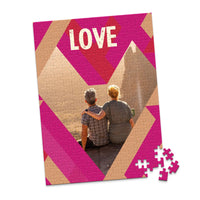 Love Modern Geo Photo Puzzle - 252 piece