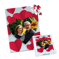 Love Red Hearts Photo Puzzle - 100 piece and box