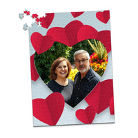 Love Red Hearts Photo Puzzle - 500 piece