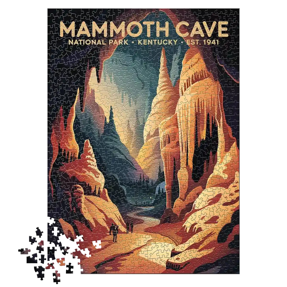 Geologic Time 1000 Piece Jigsaw Puzzle - Educational Timeline With Fossils - Includes Mini Poster